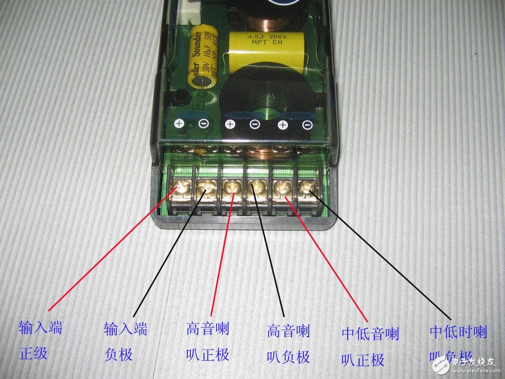 分频器的结构及接线方法
