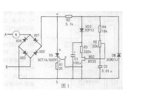 可控硅调速器电路图