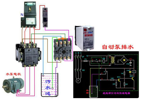 液位继电器排水接线图（图文详解）