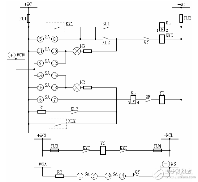 二次回路电路原理图及讲解一电路天天读电工基础电路图