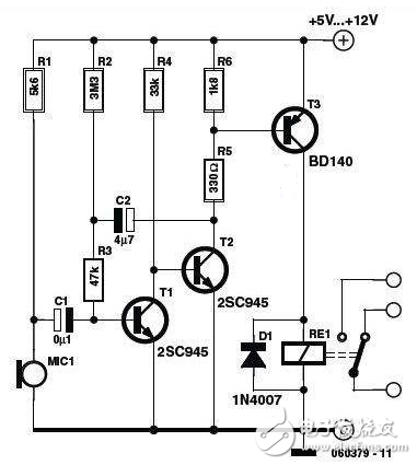 聲控開關電路設計匯總（八款設計電路原理詳解）