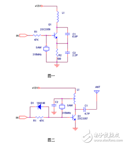 1000米無線發射電路圖大全（單管振蕩C8050/高頻三極管/T630調頻發射電路詳解）
