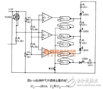 氣敏傳感器電路圖大全（六款氣敏傳感器電路設(shè)計原理圖詳解）