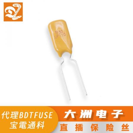 B30-300台湾BDTfuse 宝電通科直插自恢复保险丝B30V系列