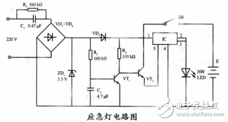 应急灯充电电路图大全（六款应急灯充电电路设计原理图详解）