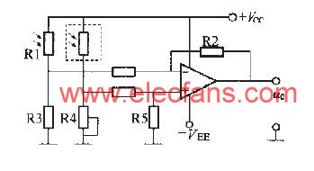 带材跑偏检测器测量电路 www、elecfans、com