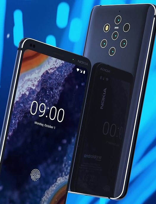 诺基亚新一代旗舰智能手机9 PureView曝光后置将有5个摄像头