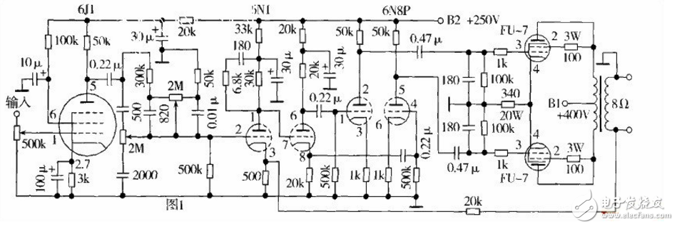 807电子管功放电路图大全十款模拟电路设计原理图详解