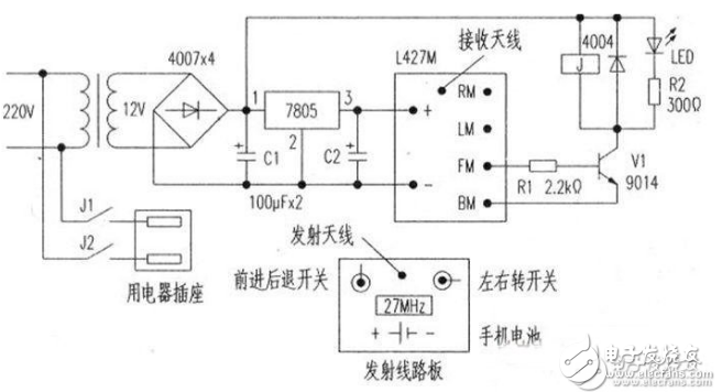 wifi遥控开关电路图大全（三款模拟电路设计原理图详解）