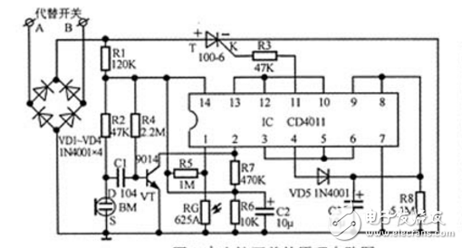 Cd4011bm схема включения в оптоакустическим датчиком