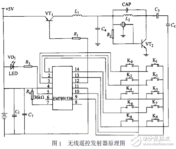 无线智能照明控制系统电路详解