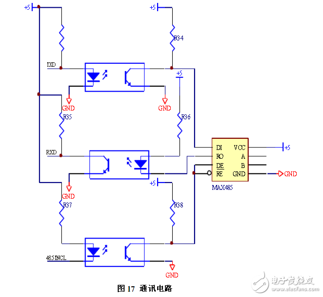 智能电表中的RS485的通讯模块电路设计