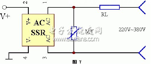 固态继电器电路过压保护电路