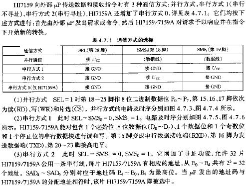 通信方式的选择