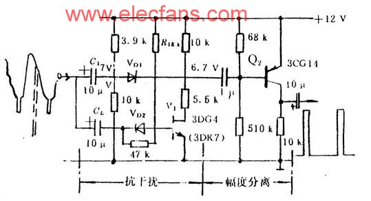 抗干扰电路与幅度分离电路 http://www、elecfans、com