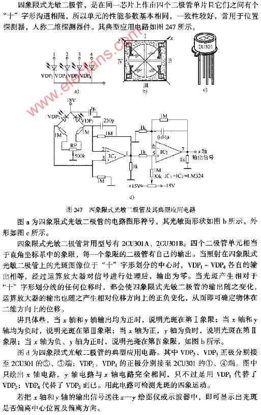 光敏二极管应用图图片