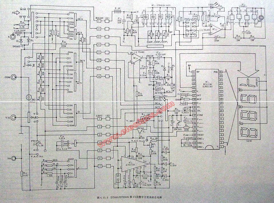 mf35万用表电路图图片