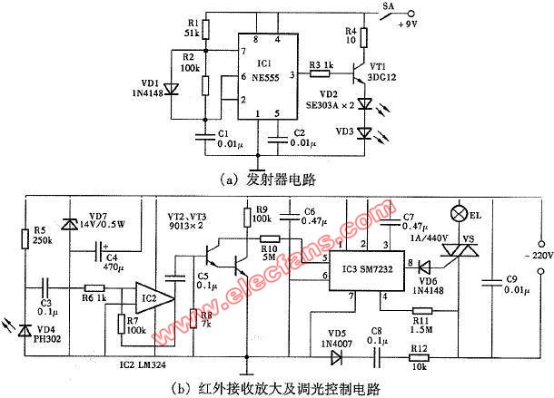 tc4011bp触摸灯电路图片