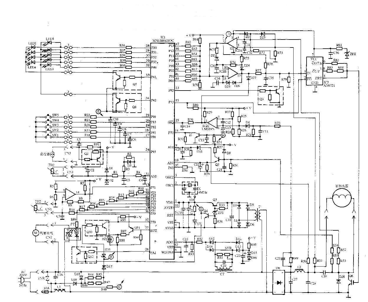 Индукционная плита схема электрическая