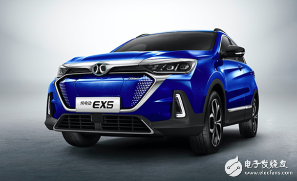 北汽新能源EX5定位A级纯电动SUV 等速续航可达520公里