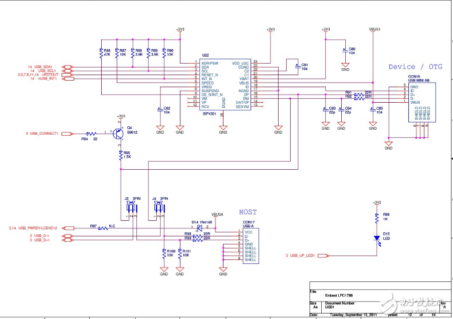 lpc1788开发板原理图