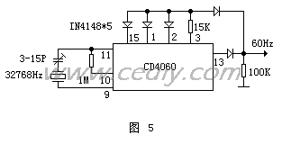 60Hz时基信号发生器