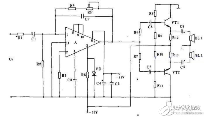 音频信号放大器电路图大全（十款经典的音频信号放大器电路原理图详解）