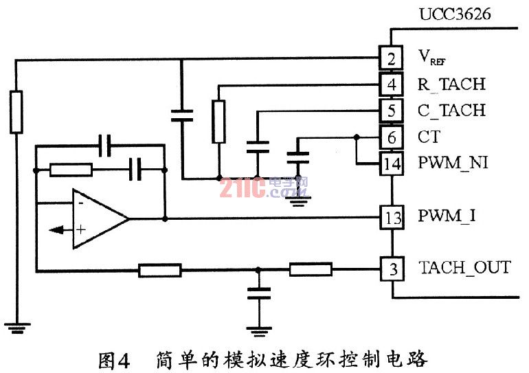 给出了采用ucc3626和ir2110构成三相无刷直流电机速度控制电路的设计