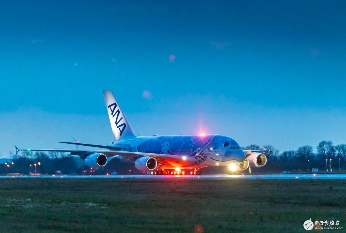 全日空首架A380客机已在德国进行发动机测试