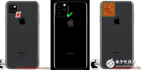 苹果iPhone XI工程设计图曝光摄像头设计类似于华为Mate 20系列